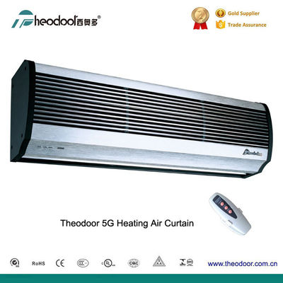 Tenda d'argento dell'aria calda dello schermo dell'aria della porta di serie di Theodoor 5G con gli elementi riscaldanti del ptc
