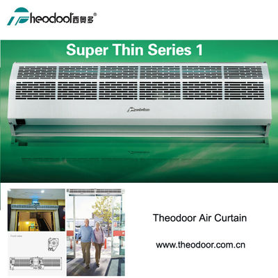 Cortina d'aria sottile eccellente del titano 1 di Theodoor della copertura del metallo, taglierina commerciale dell'aria per la porta
