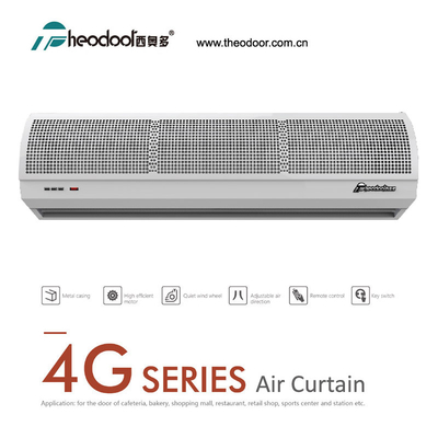 4G Serie Air Curtain 900-2000mm 220-240V Compatto a basso rumore