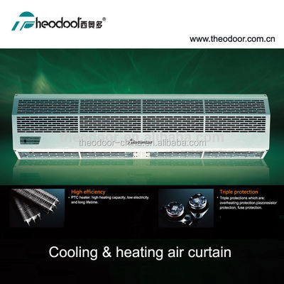 380V Voltage Industrial Air Curtain with 2000m³/h Airflow and 1 Year Warranty for Cooling and Heating