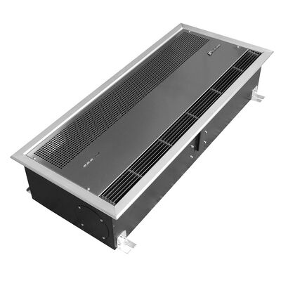 Cortina d'aria termica a soffitto incassata con barriera termica a vento con ventilatore per raffreddamento o riscaldamento dell'aria