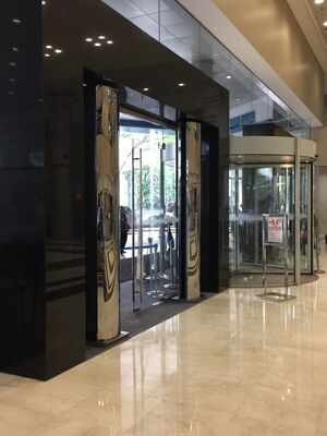 Cortina d'aria riscaldata verticale di alta qualità in SS304