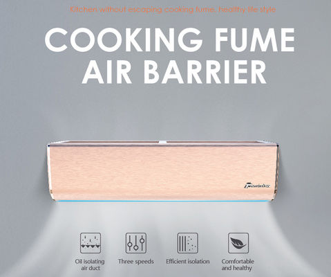 2024Barriera d'aria per la cucina domestica Porta separata il fumo di cottura Dimensione da 0,7 m a 2 m Cortina d'aria domestica