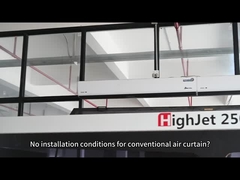 2025 Telati a aria verticale di tipo verticale per porte di vetro commerciali Hotel centro commerciale H2-5m